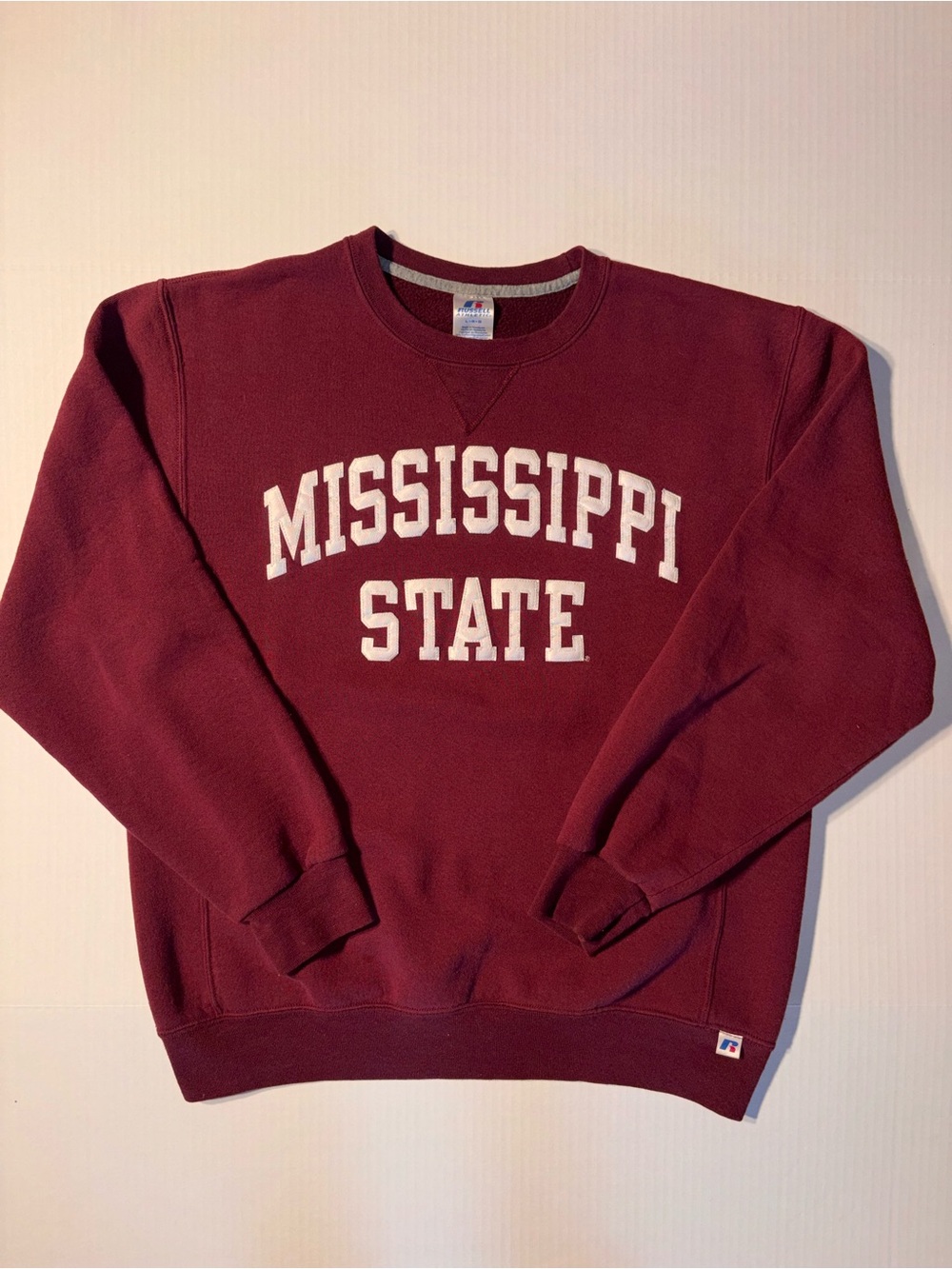 Vtg Russell Athletic Mississippi State Bulldogs NCAA Crewneck Sweatshirt L 90’s
